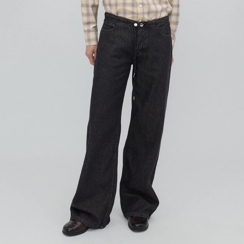 STILL HERE COOL JEANS WASHED BLACK